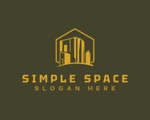 Florida Space Center Building logo design