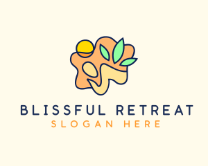 Beach Body Massage logo design