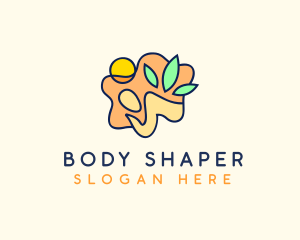 Beach Body Massage logo design