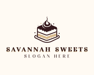 Sweet Tiramisu Cake logo design