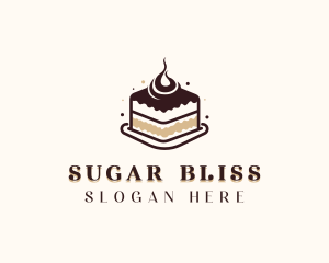 Sweet Tiramisu Cake logo design