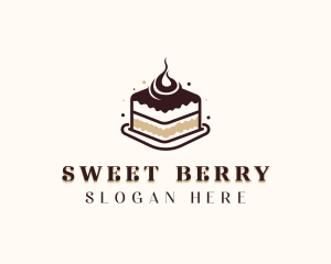 Sweet Tiramisu Cake logo design