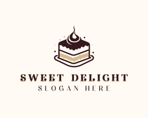 Sweet Tiramisu Cake logo design