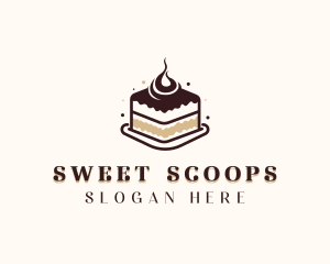 Sweet Tiramisu Cake logo design