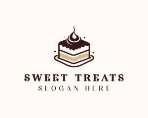 Sweet Tiramisu Cake logo design