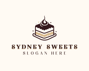 Sweet Tiramisu Cake logo design