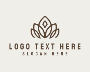 Bronze Lotus Crown logo