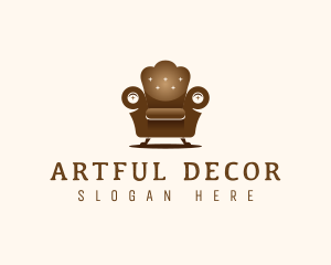 Seat Armchair Furniture logo design