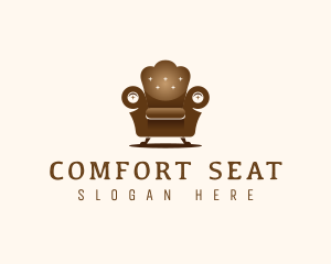 Seat Armchair Furniture logo design