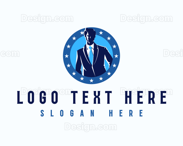 Professional Suit Tie Logo