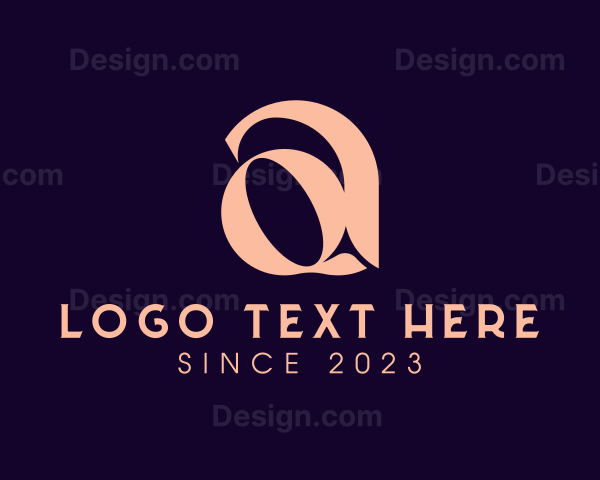 Elegant Letter AQ Monogram Logo