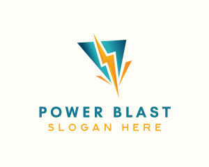 Bolt Lightning Power logo design