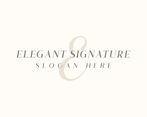 Elegant Feminine Beauty logo design