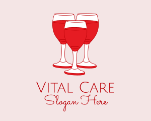 Red Wine Cocktail  logo