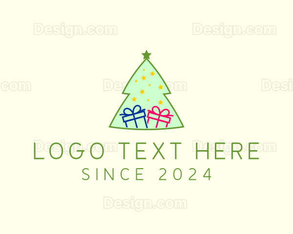 Christmas Tree Gift Logo