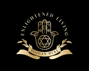 Luxury Hamsa Spiritual logo