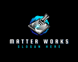 Laser Industrial Engraving logo design