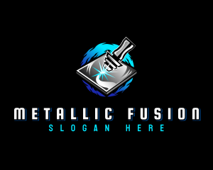 Laser Industrial Engraving logo design