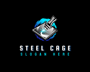 Laser Industrial Engraving logo design