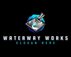 Laser Industrial Engraving logo design