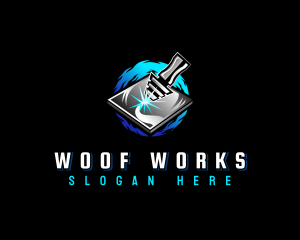 Laser Industrial Engraving logo design