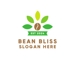 Organic Coffee Plant logo design