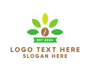 Organic Coffee Plant logo