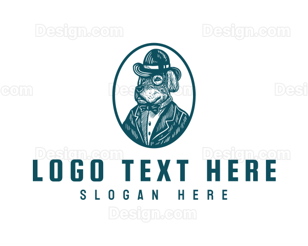 Dapper Dog Grooming Logo