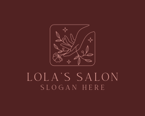 Flower Beauty Salon logo design