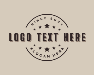 Retro Hipster Star Business logo