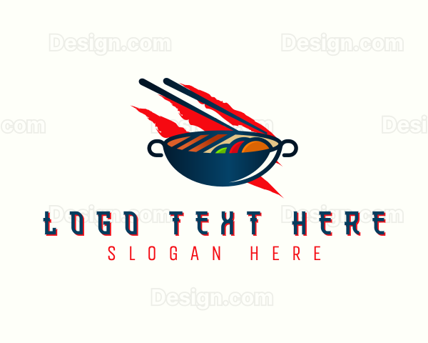 Stir Fry Cuisine Logo