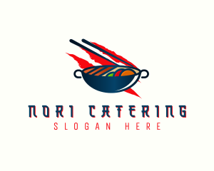 Stir Fry Cuisine logo design