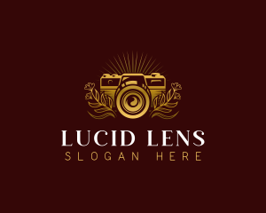 Camera Shutter Lens logo design