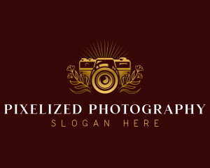 Camera Shutter Lens logo design