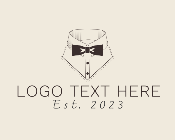 Standup Collar Bow Tie logo