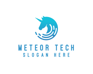 Tech Unicorn logo design