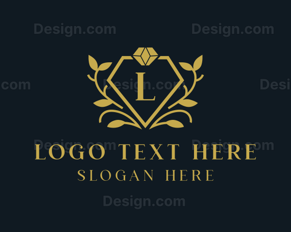 Luxury Diamond Jewelry Logo