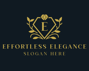 Luxury Diamond Jewelry logo design