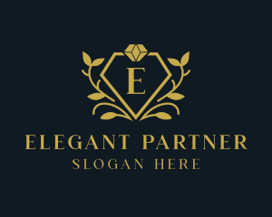 Luxury Diamond Jewelry logo design