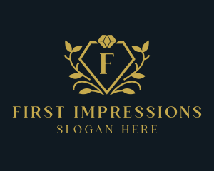 Luxury Diamond Jewelry logo design