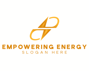 Electricity Power Bolt logo design