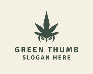 Owl Weed Cannabis  logo design