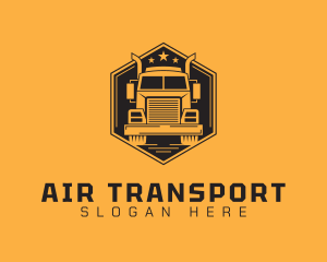 Transport Truck Company logo design