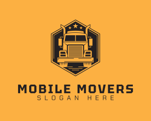 Transport Truck Company logo design