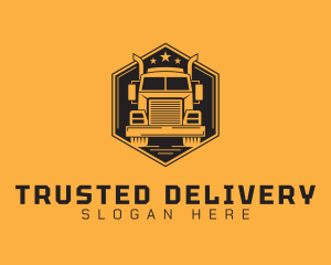 Transport Truck Company logo design