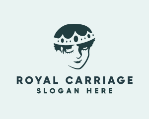 Royal Queen Crown  logo design