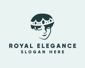 Royal Queen Crown  logo design