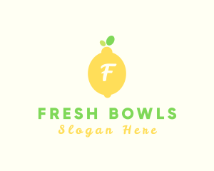 Fruit Lemon Juice Bar logo design