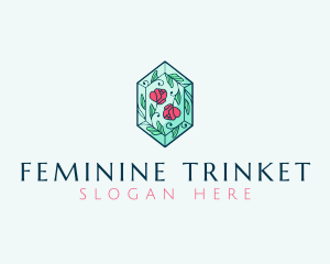 Floral Luxury Jewel logo design