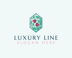 Floral Luxury Jewel logo design